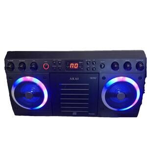 AKAI KS303-BT Bluetooth Karaoke System Light Effects No Mics & Power Adapter